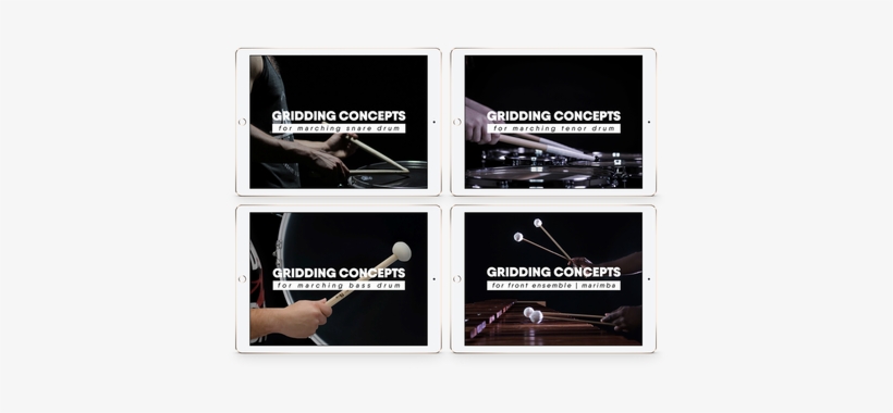 Gridding Concepts Snare, Tenor, Bass, & Marimba - Wallpaper, transparent png download