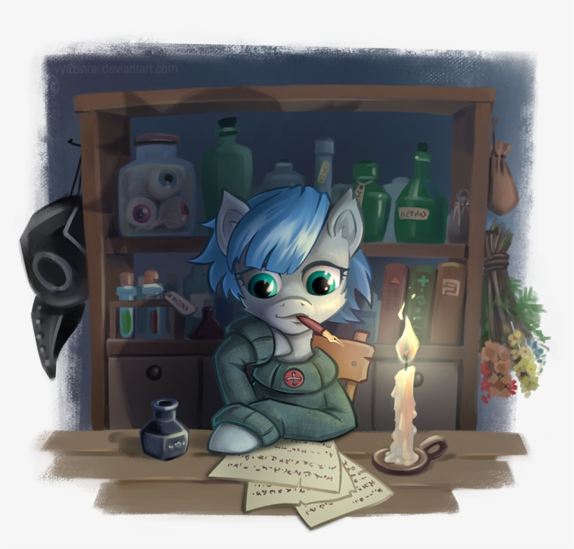 Vyazinrei, Bookshelf, Bouquet, Candle, Clothes, Colt, - Canterlot, transparent png download