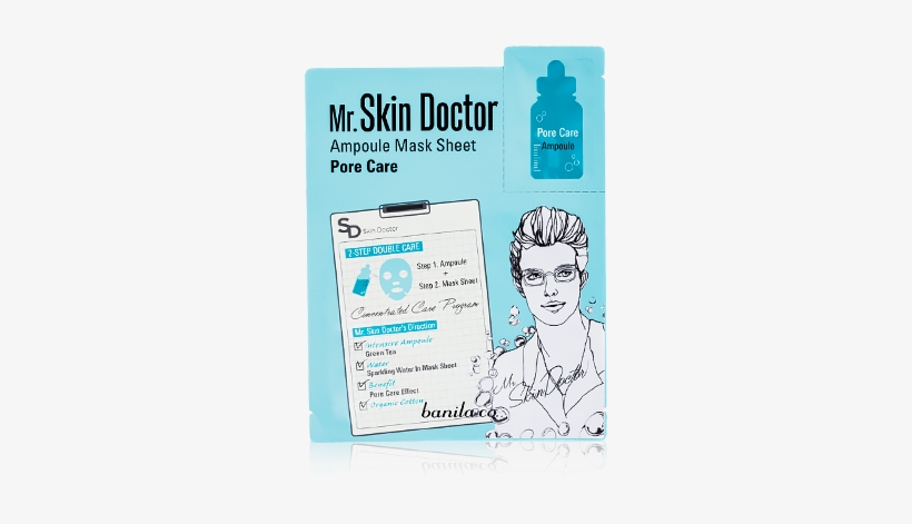 Skin Doctor Ampoule Mask Sheet - Banila Co. Mr Skin Doctor Ampoule Mask Sheet - Soothing, transparent png download