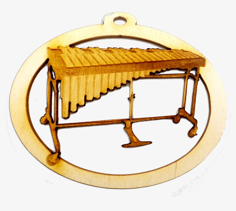 Personalized Marimba Ornament - เครื่องดนตรี ไว บรา โฟน, transparent png download