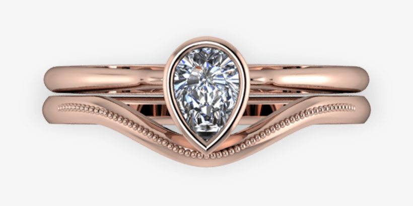 Wedding Band With Millgrain Detail - Pre-engagement Ring, transparent png download