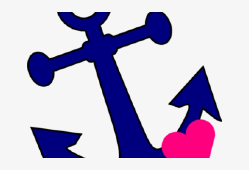 Anchor Clipart Love - Girl Nautical Clip Art, transparent png download