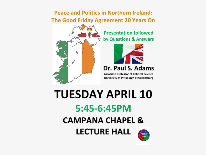 April 10, 2018, Marks The 20th Anniversary Of The Signing - Ireland Irish Map-flag Eire 4.4" (110mm) Vinyl Bumper, transparent png download