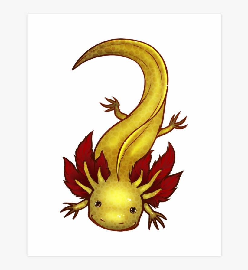 Copper Axolotl - Copper Axolotl Art Mugs, transparent png download