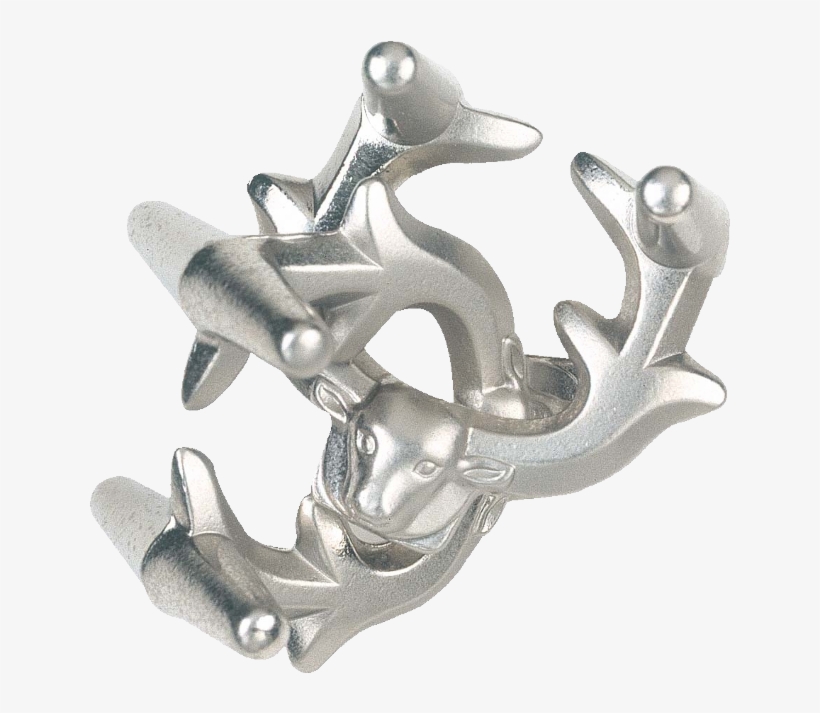 Cast Elk - Hanayama Level 6 Elk Cast Puzzle, transparent png download