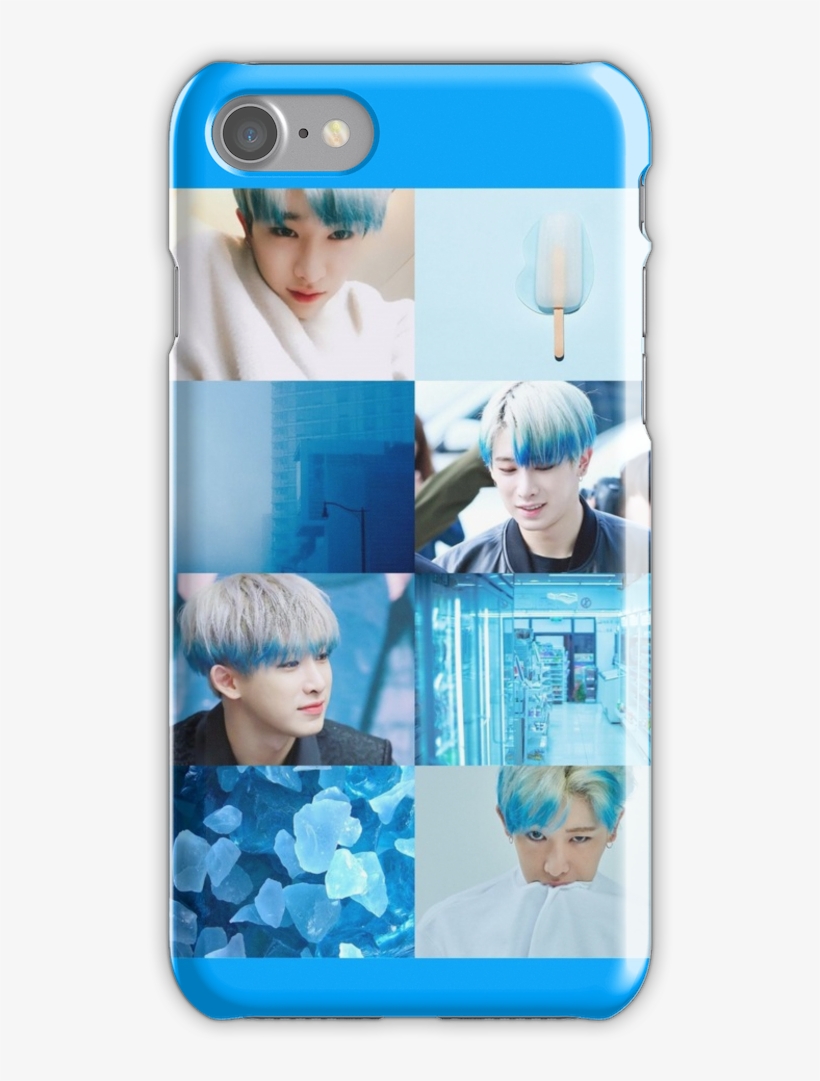 Wonho Blue Iphone 7 Snap Case - Mobile Phone Case, transparent png download