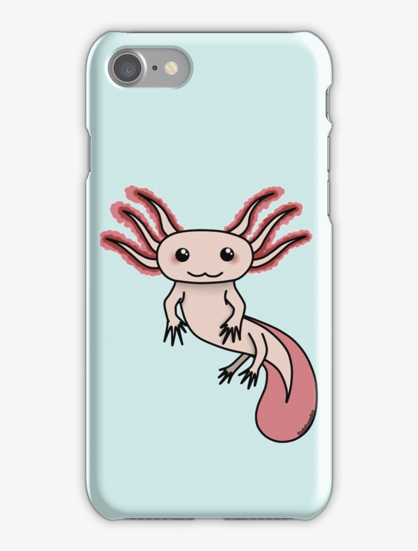 Chibi Axolotl Iphone 7 Snap Case Iphone 7 Png Image Transparent Png Free Download On Seekpng