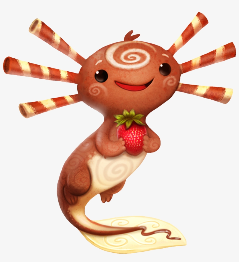 Chocolate Axolotl Mexicansalamander Ambystoma Ambystom, transparent png download