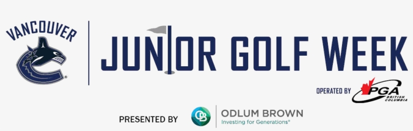 Canucks Junior Golf Week Presented By Odlum Brown Limited - Vancouver Canucks, transparent png download