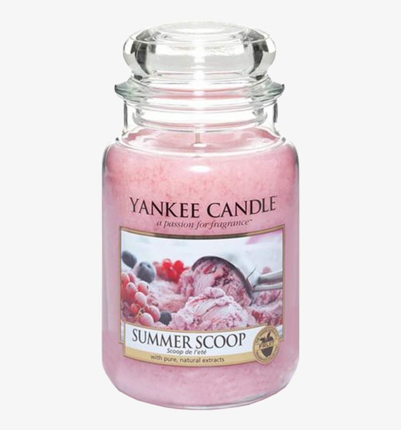 Yankee Candle Summer Scoop Large Jar (new, transparent png download