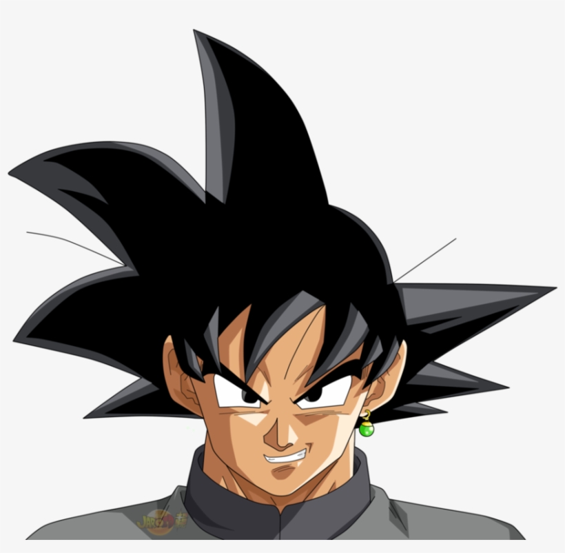 Goku Black In The Final Scene Of Dragon Ball Super - Goku Black Face Png, transparent png download