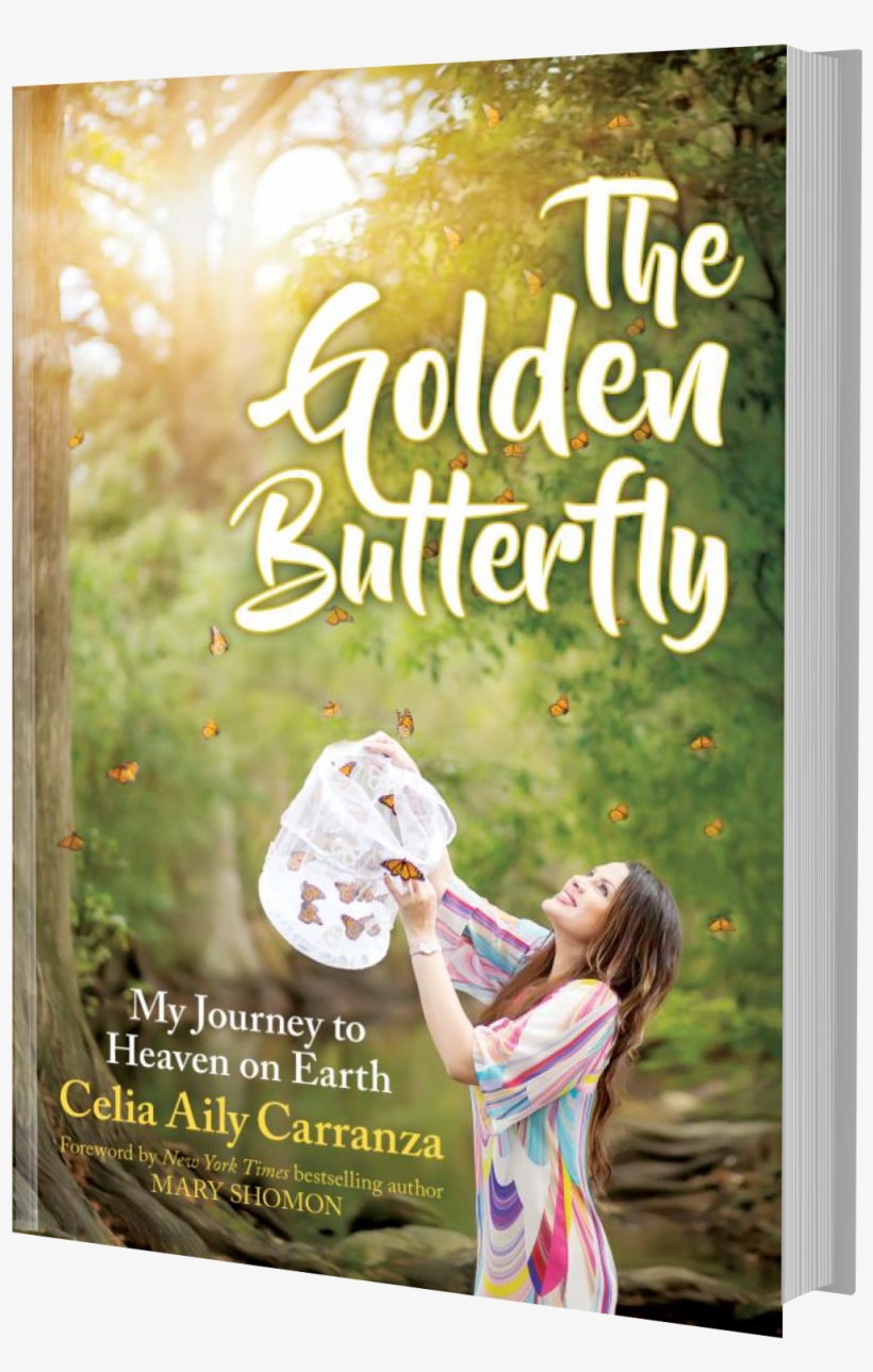 The Golden Butterfly By Celia Aily Carranza Signed - Celia Aily Carranza The Golden Butterfly, transparent png download
