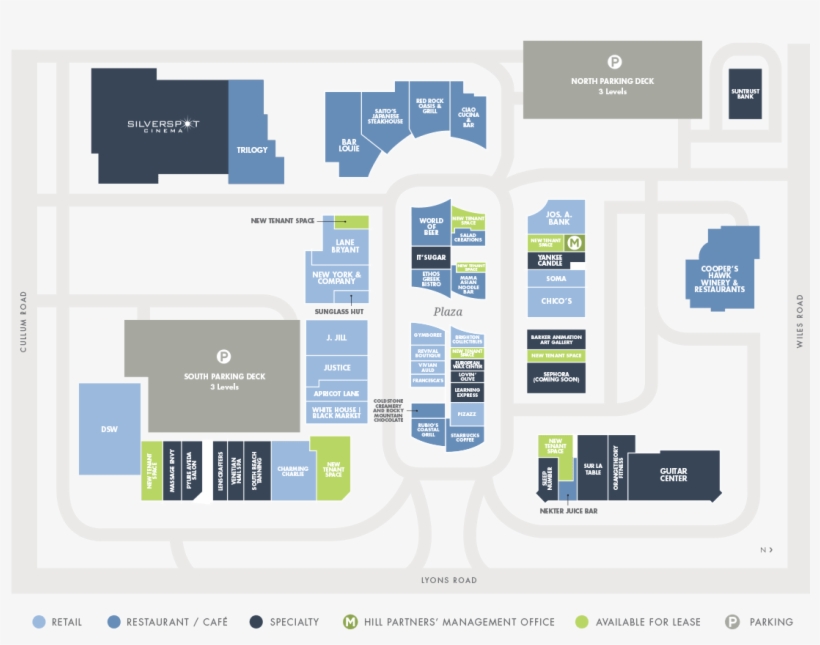 Promenade Coconut Creek Map, transparent png download