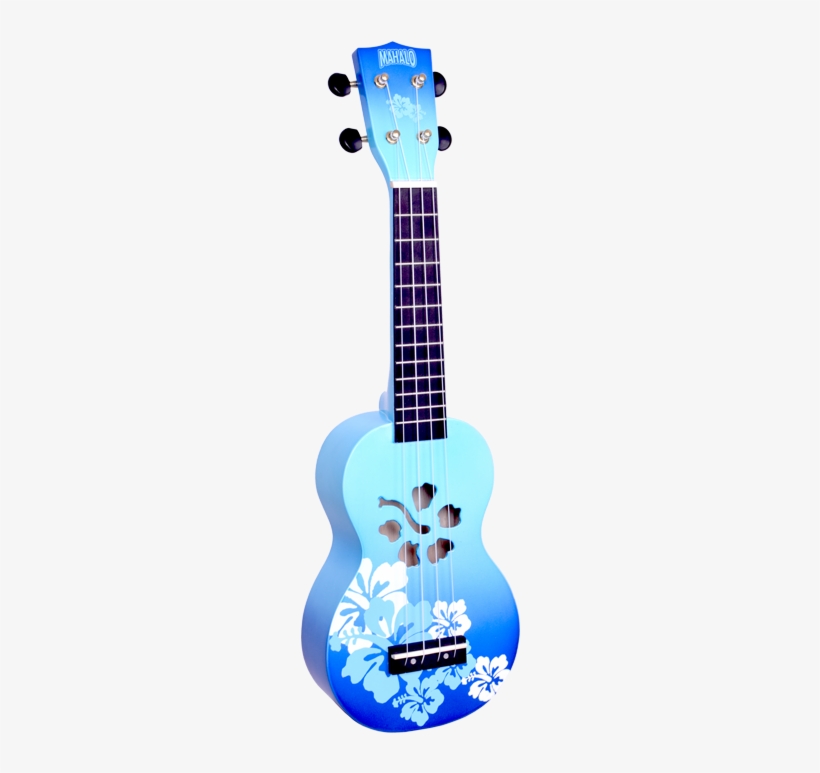 Hibiscus Blue Burst - Mahalo Soprano Hibiscus Ukulele Purple, transparent png download