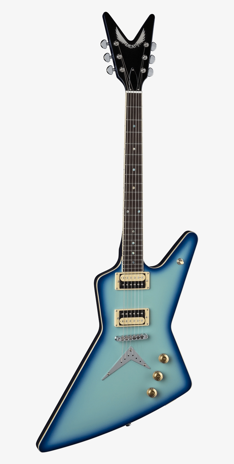 Upc 818896020602 Product Image For Dean Guitars 6 String - Dean Z 79 Floyd Flame Top Electric Guitar, Trans Brazilia, transparent png download