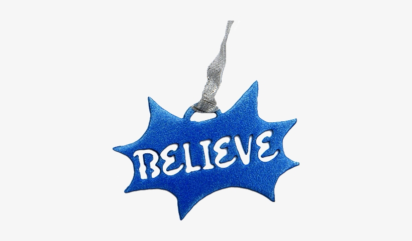 Disney Believe Blue Burst Dangler Ornament - Star, transparent png download