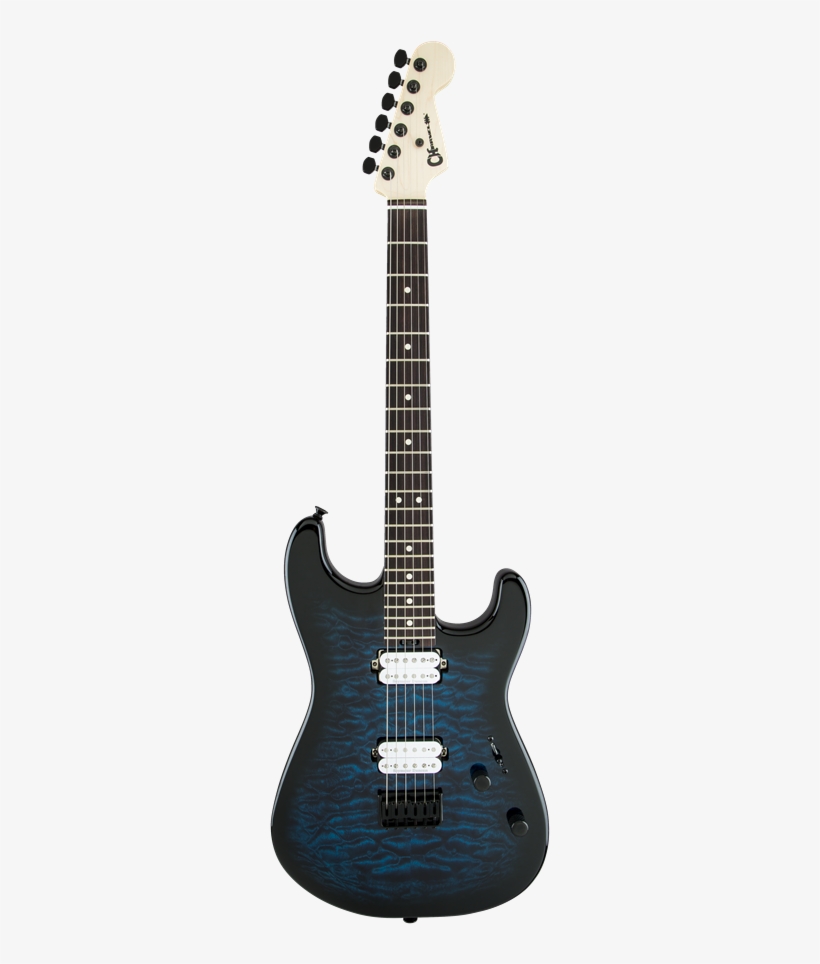 Charvel Pro Mod San Dimas Hardtail Blue Burst - Chapman Guitars Ml2 Modern Lunar, transparent png download