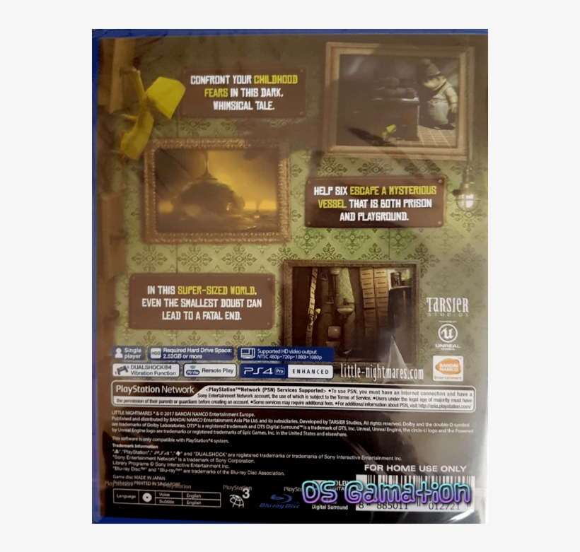 Top Rated Offer Little Nightmares - Namco Bandai Little Nightmares Ps4 Game, transparent png download