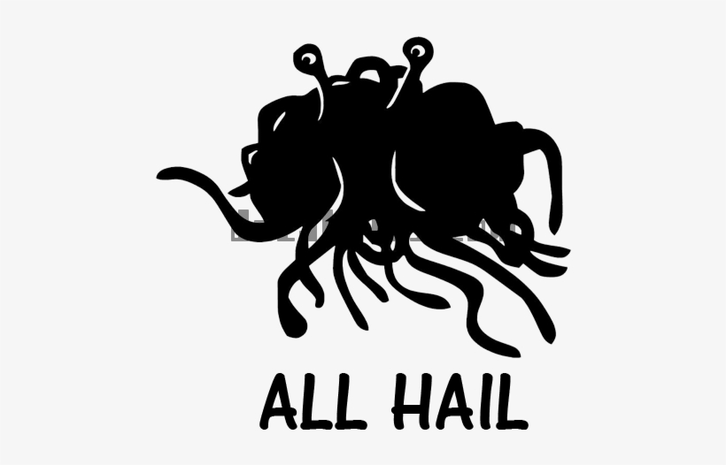All Hail Fsm - Flying Spaghetti Monster Symbols, transparent png download