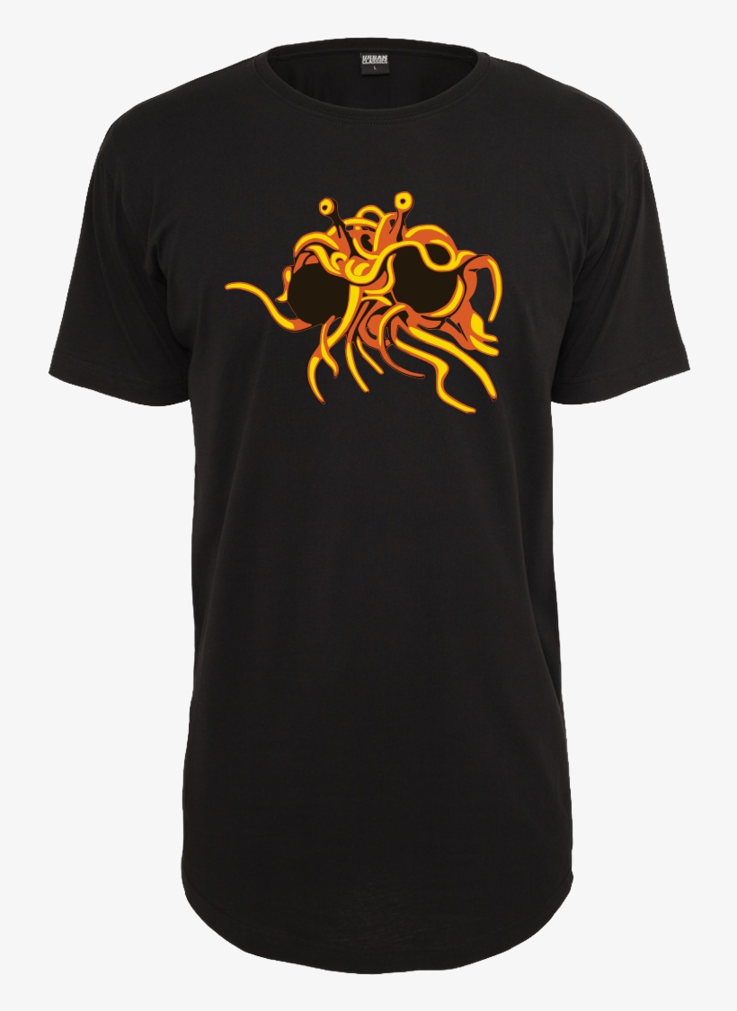 Flying Spaghetti Monster T-shirt Urban Classics Long, transparent png download