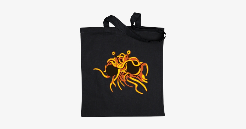 Flying Spaghetti Monster Bag Black - T-shirt Stella, transparent png download
