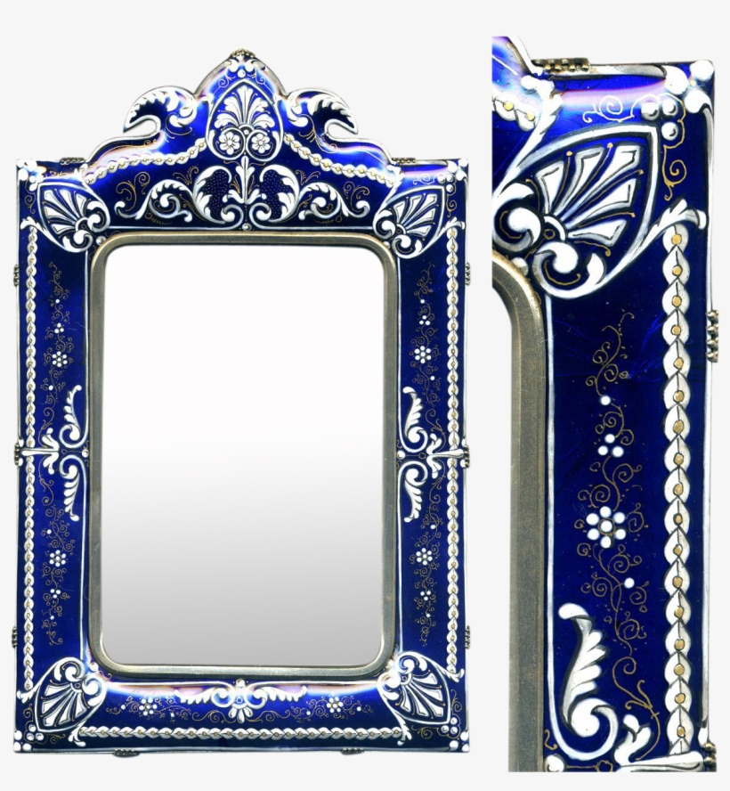 Rare Antique Napoleon Iii Era - Cobalt Blue, transparent png download