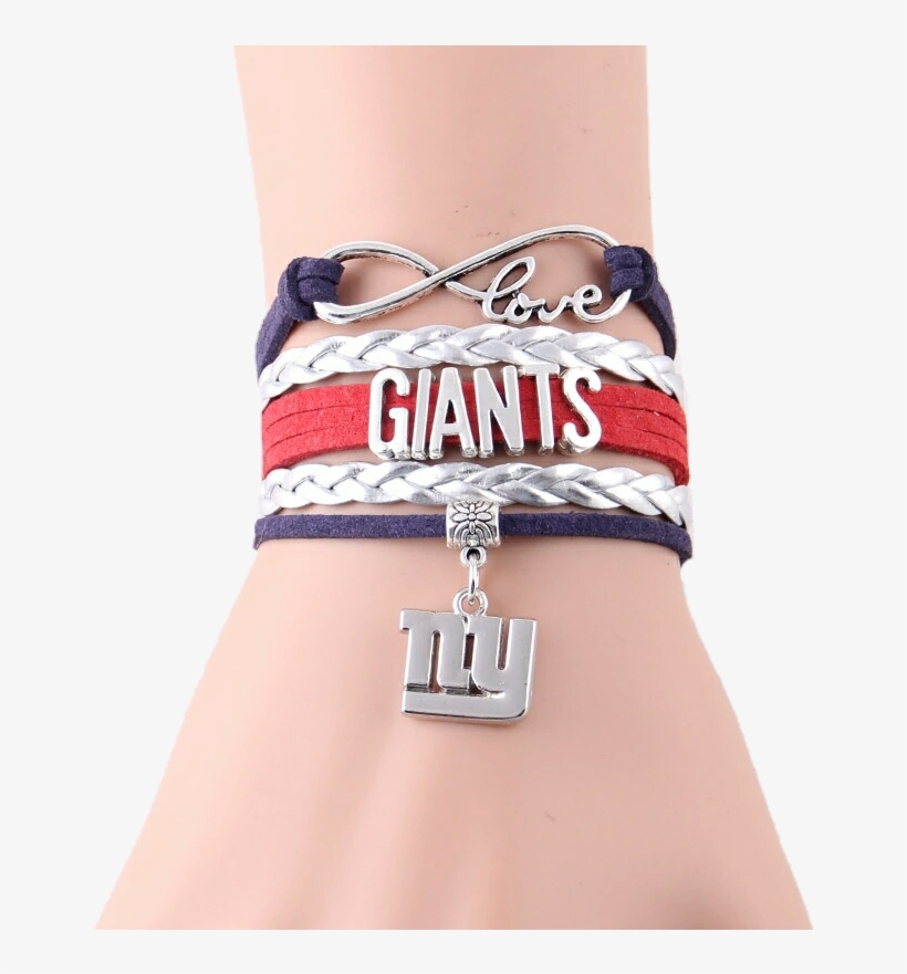 Ny Giants Bracelet - Little Minglou Infinity Love Giants Bracelet Sport, transparent png download
