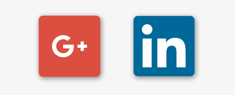 Google Linkedin Icons - Social Media 9 Icons, transparent png download