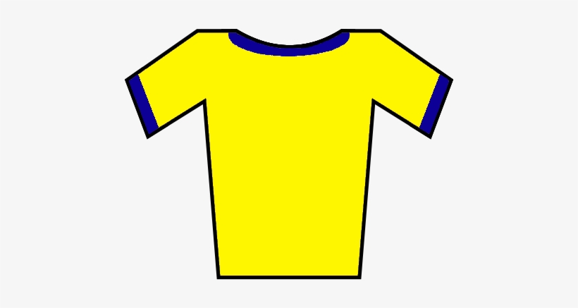 Soccer Jersey Yellow-blue - Wikimedia Commons, transparent png download