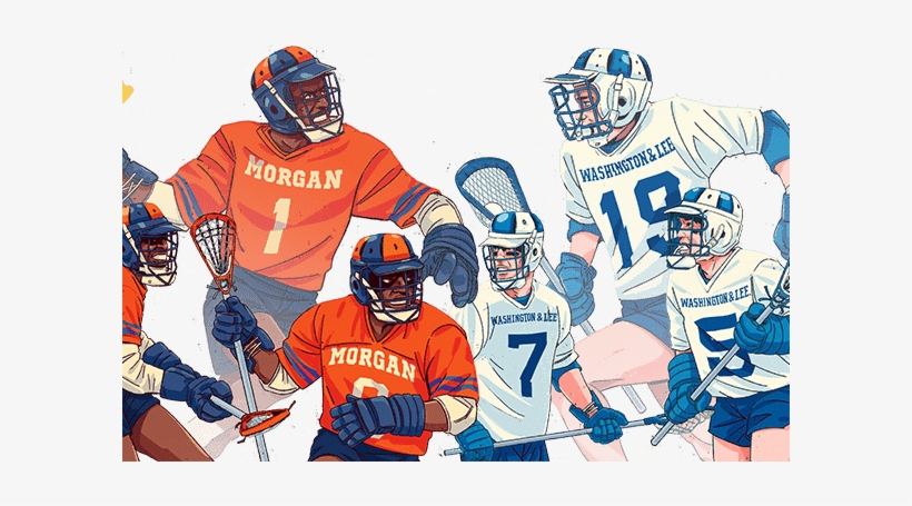 Lacrosse Powerhouse Washington And Lee Welcomed Up - Old Lacrosse Uniforms Jhu, transparent png download