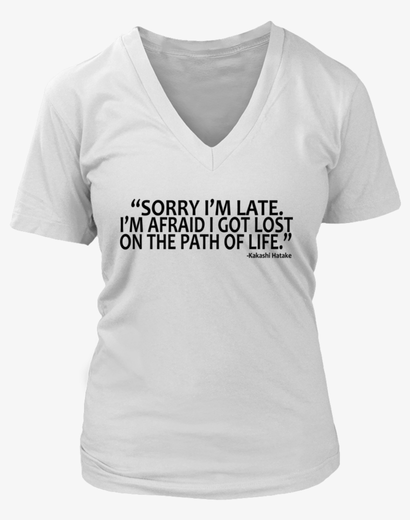 Lost Kakashi Silver Glitz T-shirt - Hillary For Prison 2016 (ladies) - Ladies V-neck Tee, transparent png download