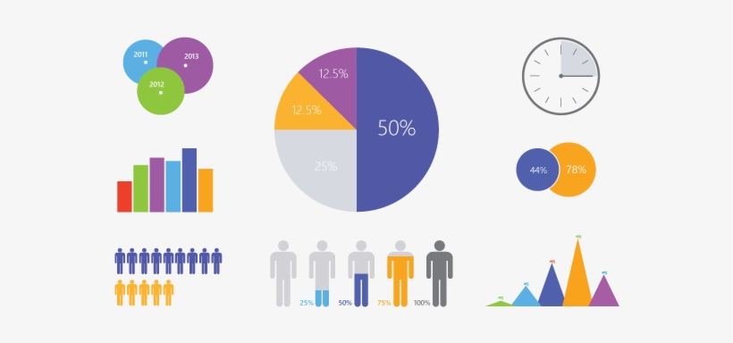 Clipart Free Infographics Free Download Freebies - Pie Chart Vector Free, transparent png download