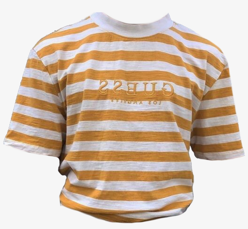 Yellow White Top Polyvore Moodboard Filler Yellow Clothes, - Streetwear, transparent png download