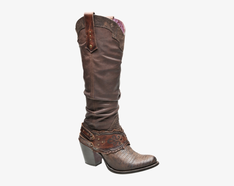 Cuadra Bota Dama Lizard Teju Fango, About $250 Us - Botas Cuadra Mujer, transparent png download