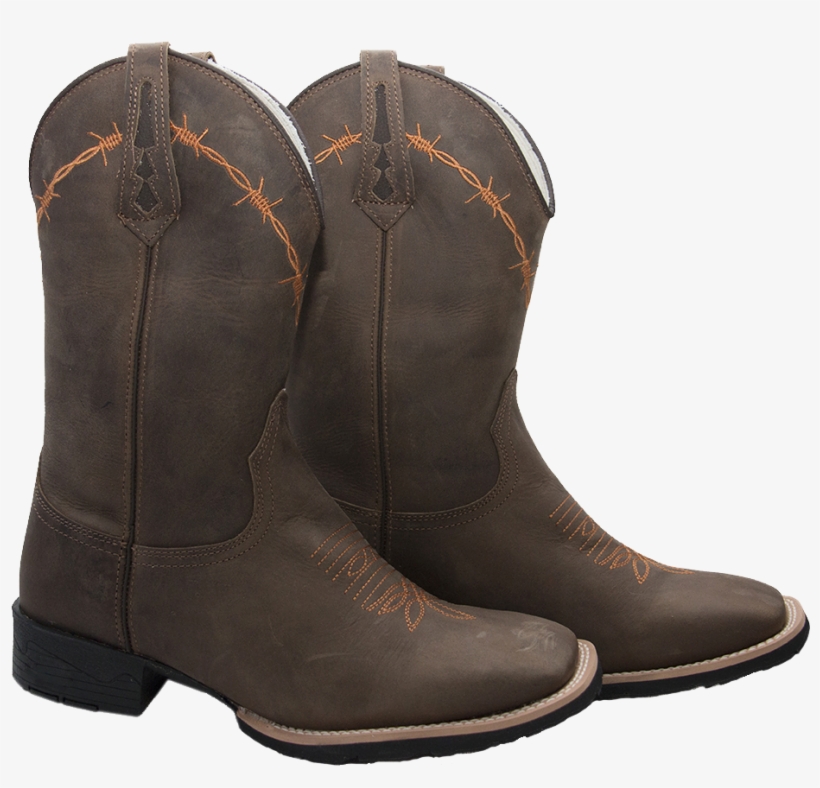 Bota Em Png - Botas Couro Texana Masculina, transparent png download