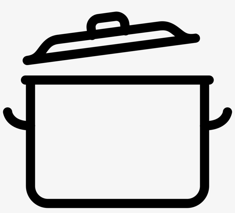 It Is A Kitchen Pot And Lid - White Kitchen Icon, transparent png download
