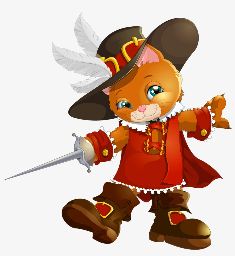 O Gato De Botas - Puss In Boots Clipart, transparent png download