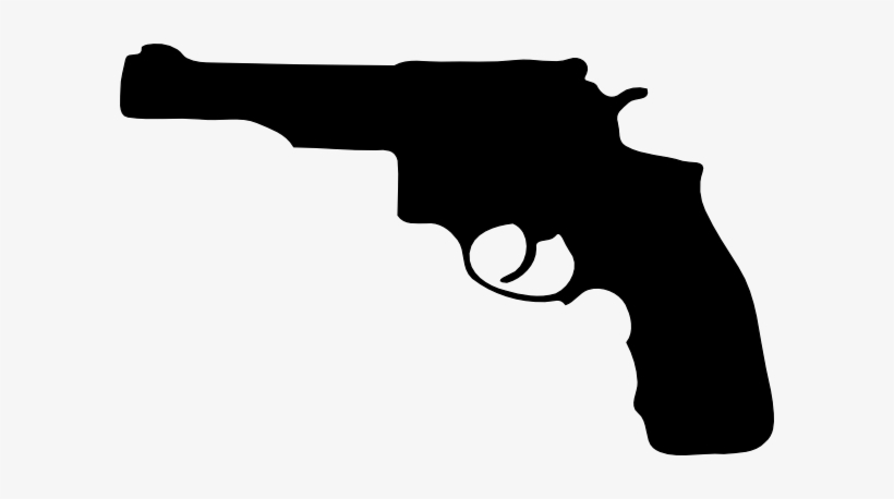 Pistol Silhouette Clip Art - Magnum 44 Clip Art, transparent png download