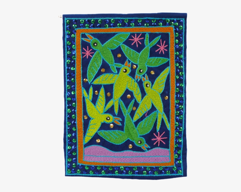 Green Bird Flock - Motif, transparent png download