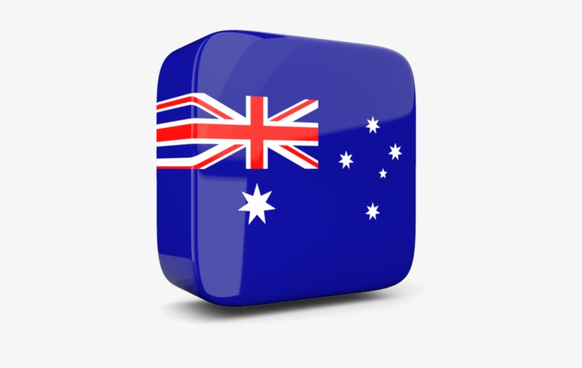 Australia Flag Square Icon, transparent png download