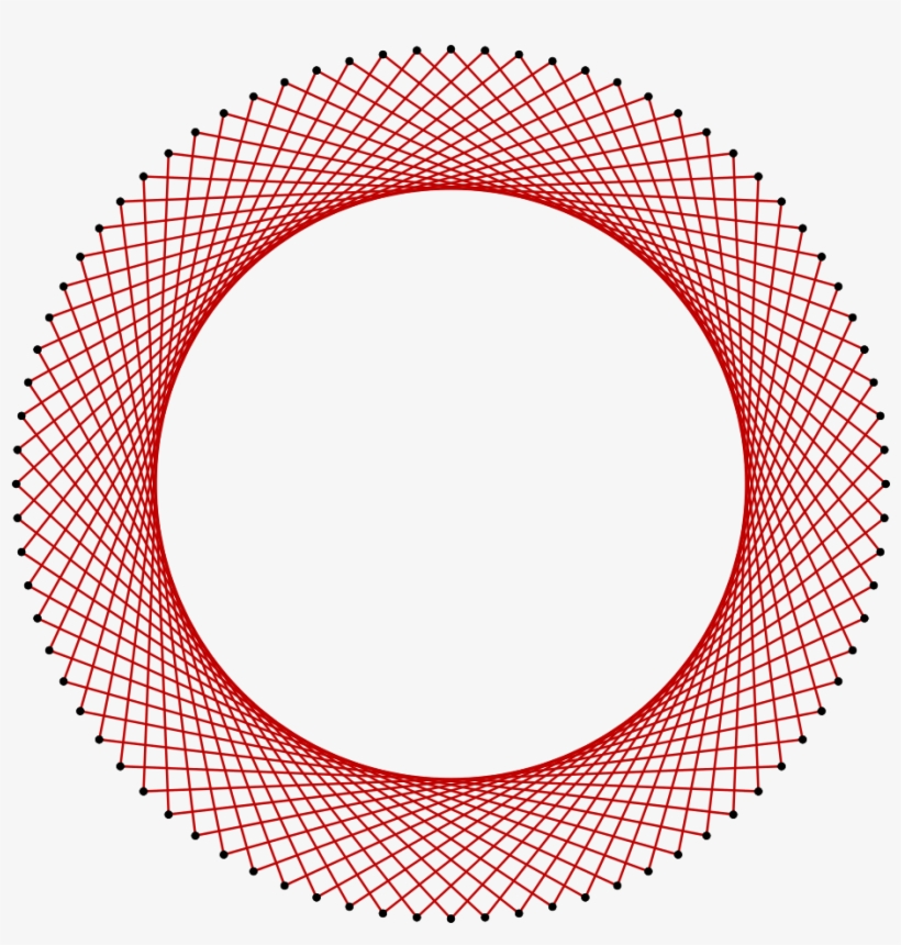 Star Polygon 80-21 - Fibonacci Pattern Vector, transparent png download