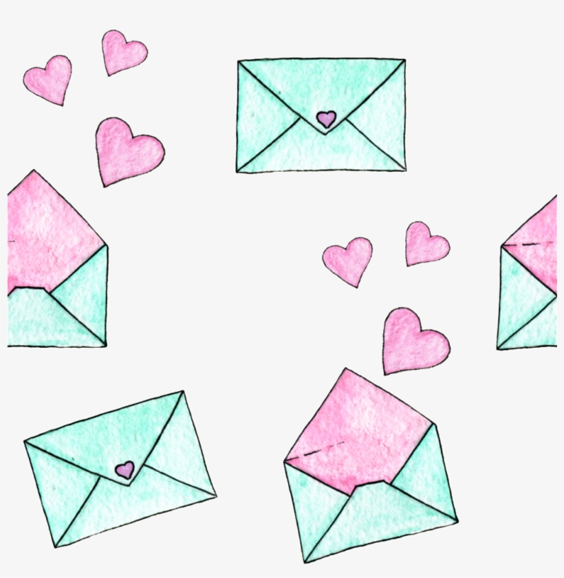 Love Envelope Cartoon Transparent - Triangle, transparent png download