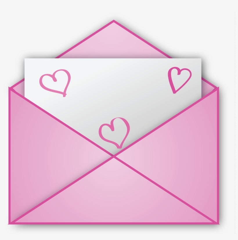 Inspirational Letter And Adamsmanor Net Valentine Png - Valentine Envelope Clipart, transparent png download