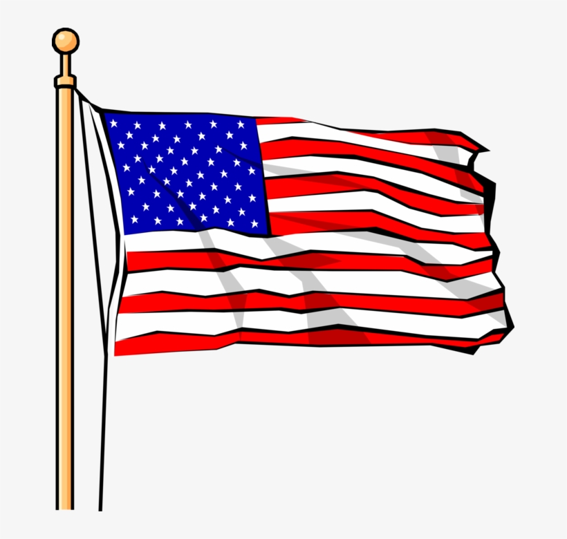 Vector Illustration Of United States Of America Stars - Two Countries, One Heart (russia) Ornament (round), transparent png download