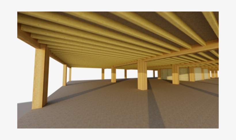 Cct With Glulam Columns - Column, transparent png download