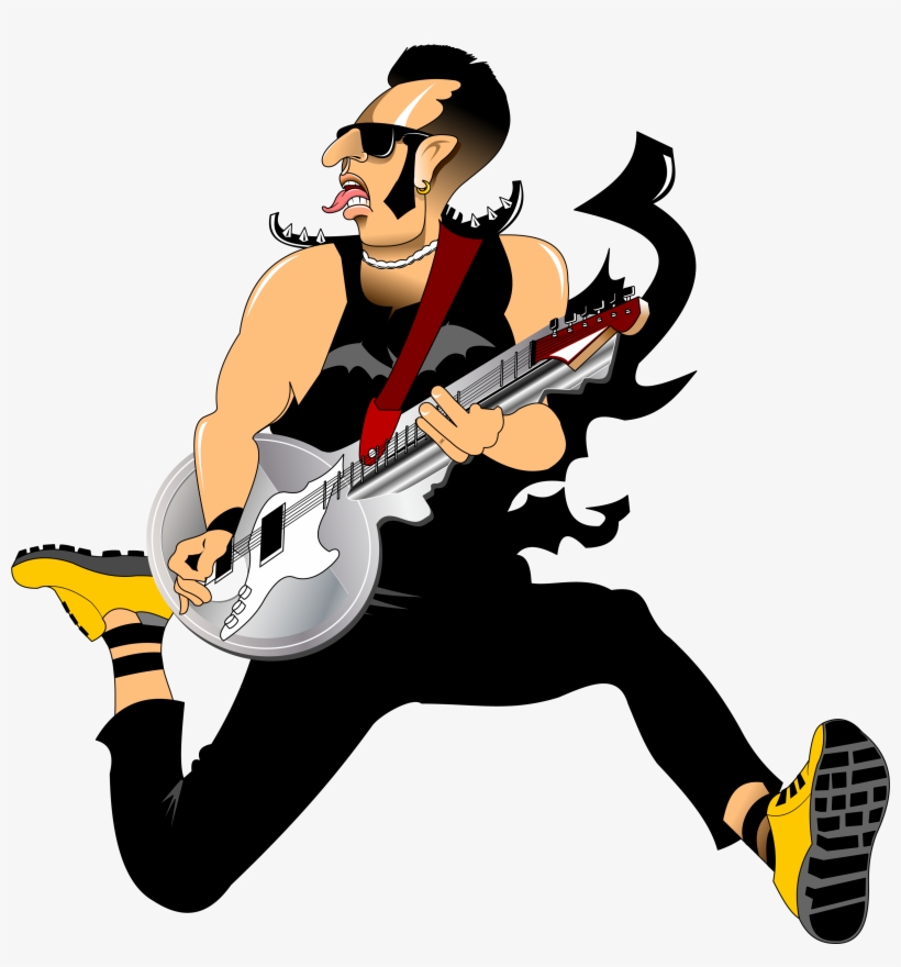 Lock & Roll Security - Rocker Cartoon, transparent png download