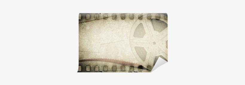Grunge Old Motion Picture Film Reel With Film Strip - Film, transparent png download