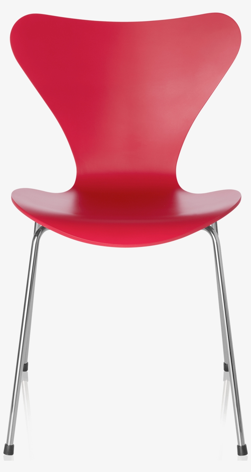 Series 7 Chair Arne Jacobsen Opium Red Lacquered - Fritz Hansen Serie 7 Opium Red, transparent png download