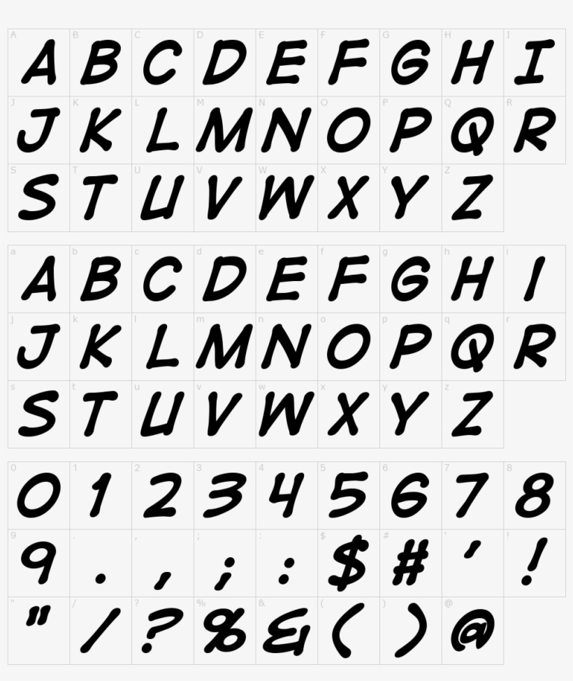 Font Characters - Digital Strip Font, transparent png download