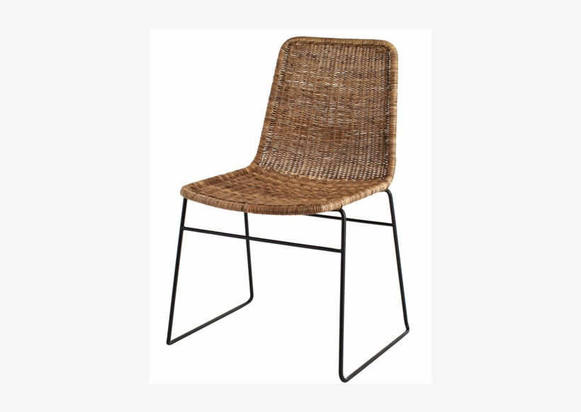 Rattan Dining Chair - Chair, transparent png download